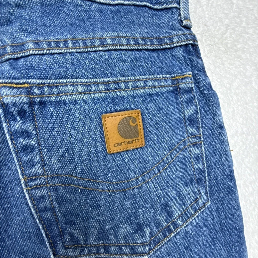 Carhartt Relaxed Fit Jeans Youth 16 Slim Blue Denim YYB160 STW‎ NWT